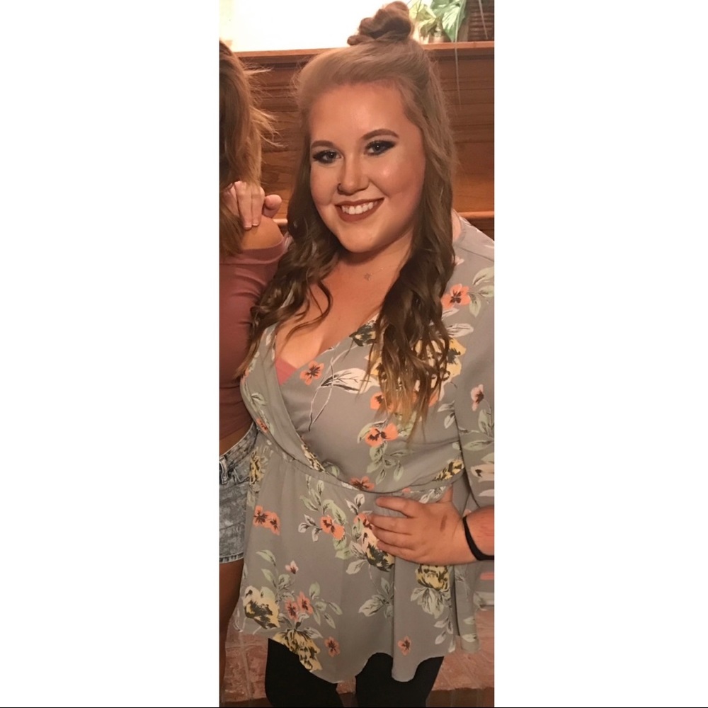 Torrid Floral Blouse